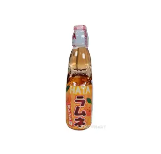 Hata Kosen Ramune Orange Bottle, 200ml