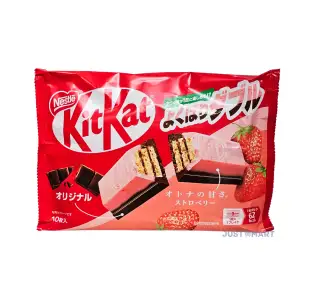 Nestle Kit Kat Mini Strawberry & Original Flavour (10 pieces), 116g
