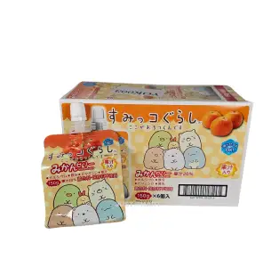 Yokoo - Sumikkogurashi Konnyaku Jelly (Orange), 6 x 150g