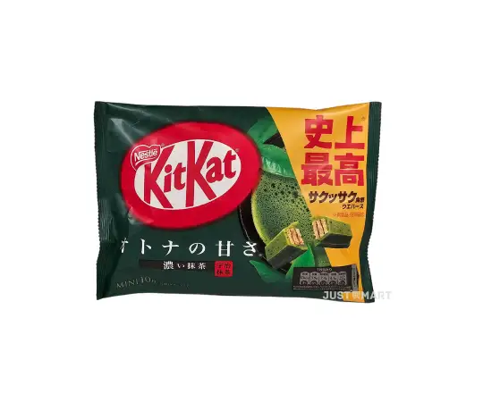 Click Here To Enlarge This Photo Of Nestle Kit Kat Mini Double Matcha Flavour (11 pieces), 124g