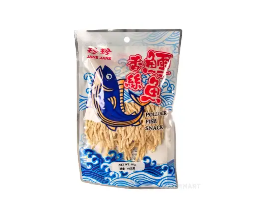 Click Here To Enlarge This Photo Of Jane Jane Pollock Fish Snack, 50g