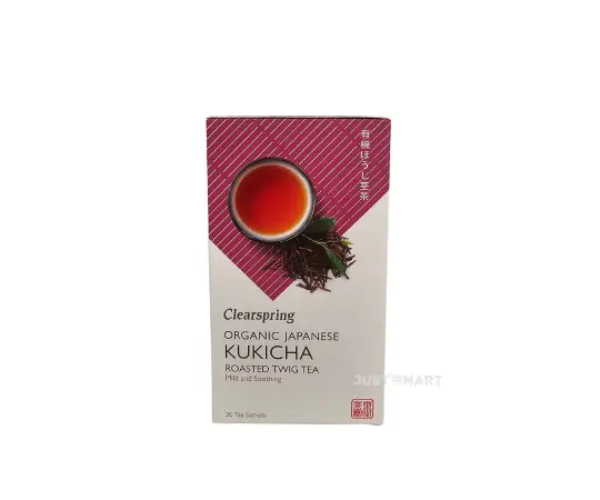 Click Here To Enlarge This Photo Of Clearspring Organic Japanese Kukicha Roasted Twig Tea (20 Tea Bags), 36g