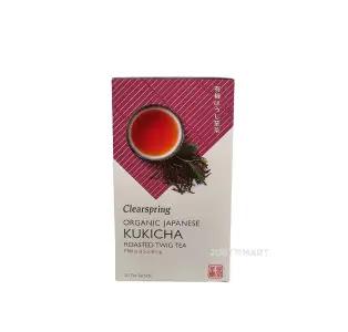 Clearspring Organic Japanese Kukicha Roasted Twig Tea (20 Tea Bags), 36g