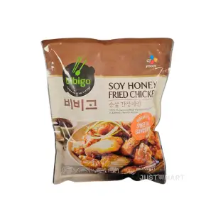 CJ Bibigo Korean Style Fried Chicken With Soy & Honey Sauce, 350g