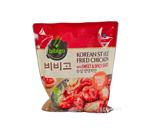 Click Here To Enlarge This Photo Of CJ Bibigo Korean Style Fried Chicken With Sweet & Spicy Sauce, 350g