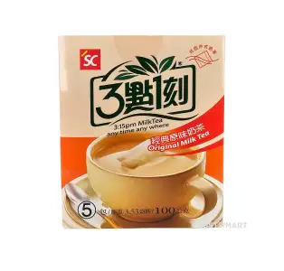 3:15PM Original Black Tea with Creamer, 100g (5 x 20g)