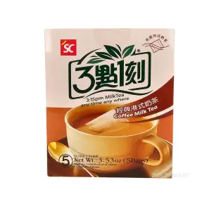 3:15PM Mixed Coffee and Tea with Creamer, 100g (5 x 20g)