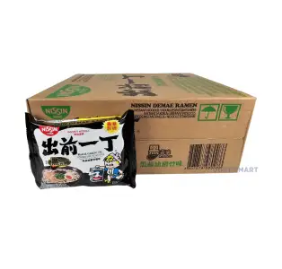 Nissin Demae Ramen Black Garlic Tonkotsu Noodle, 30 x 100g