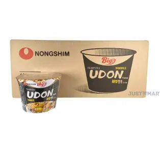 NongShim Udon Noodle Big Bowl, 16 x 111g