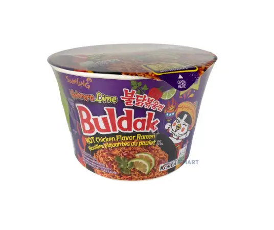 Click Here To Enlarge This Photo Of Samyang Hot Chicken Ramyun (Habanero & Lime) Big Cup - HALAL, 105g