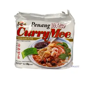 Ibumie Penang White Curry Mee Instant Noodles, 420g (4 x 105g)