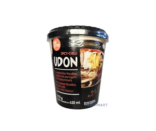 Click Here To Enlarge This Photo Of Allgroo Spicy Chilli Udon (Cup), 173g