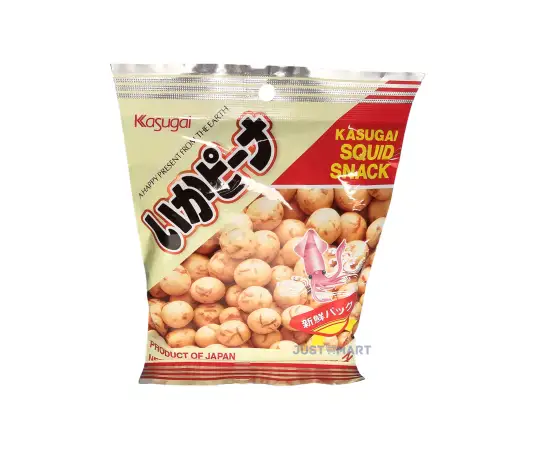 Click Here To Enlarge This Photo Of Kasugai Ika Peana Seasoned Peanut Snack, 62g