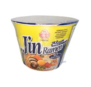 Ottogi Jin Ramyun Mild (Big Bowl), 110g