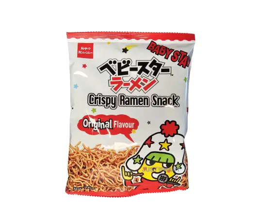 Click Here To Enlarge This Photo Of Baby Star Crispy Ramen Snack Original (Thin), 75g