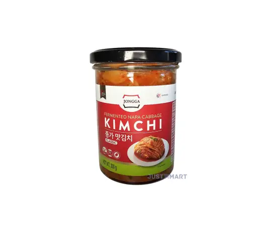 Click Here To Enlarge This Photo Of Chongga (Jongga) Classic Kimchi (Glass Jar), 350g