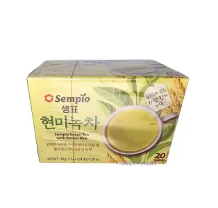 Sempio Green Tea With Brown Rice, 30g (20 Tea Bags)