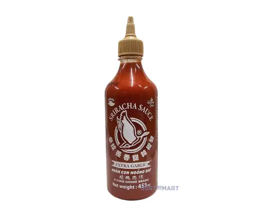 Click Here To Enlarge This Photo Of Flying Goose Sriracha Chilli Sauce Extra Garlic, 455ml