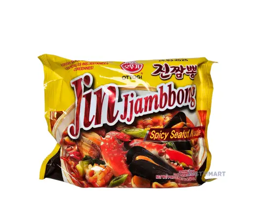 Click Here To Enlarge This Photo Of Ottogi Jin Jjambbong Ramen, 130g