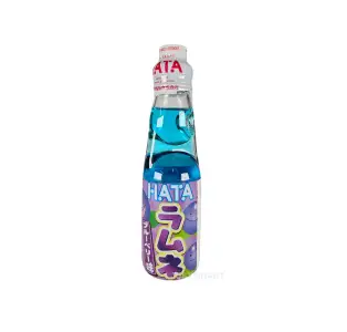 Hata Kosen Ramune Blueberry Bottle, 200ml