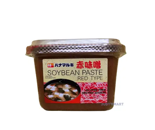 Click Here To Enlarge This Photo Of Hanamaruki Soybean Paste (Red Type), 500g