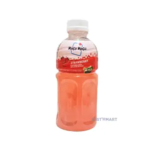 Mogu Mogu Nata De Coco Drink Strawberry Flavour, 320ml