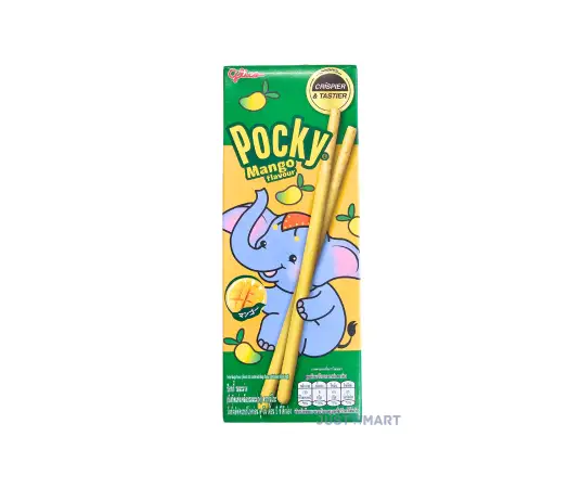 Click Here To Enlarge This Photo Of Glico Pocky Sticks Mango Flavour, 25g