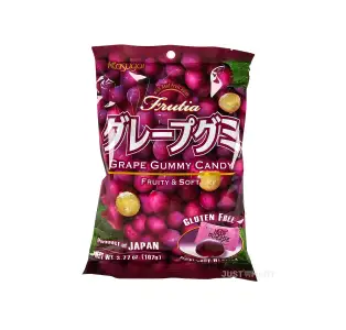 Kasugai Gummy Frutia Grape, 107g