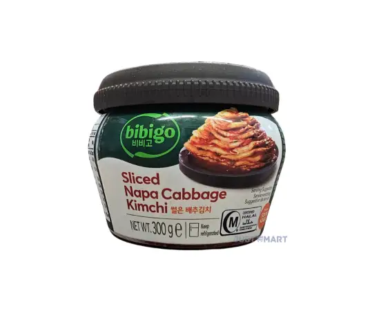 Click Here To Enlarge This Photo Of CJ Bibigo Sliced Cabbage Kimchi (Jar), 300g