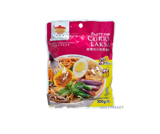 Click Here To Enlarge This Photo Of Tean's Gourmet Malaysian Curry Laksa Paste - 200g