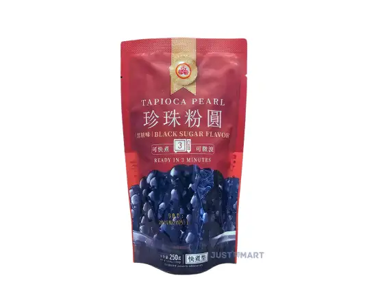 Click Here To Enlarge This Photo Of WufuYuan Black Tapioca Pearl, 250g