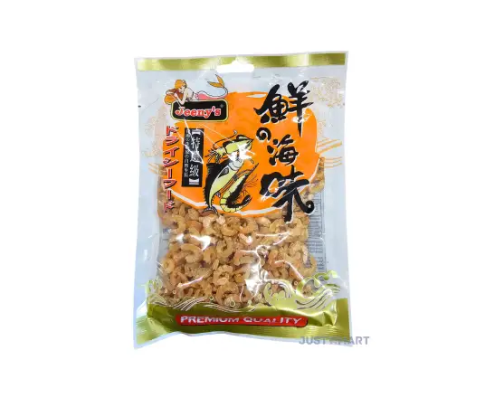 Click Here To Enlarge This Photo Of Jeeny's Medium Dried Shrimp, 100g
