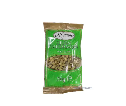 Click Here To Enlarge This Photo Of Khanum Green Cardamom, 200g