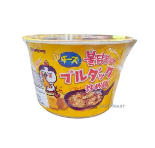 Samyang Buldak Hot Chicken Flavour Ramen Big Bowl - Cheese (Japanese Version), 105g