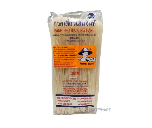Click Here To Enlarge This Photo Of Farmer Rice Sticks 3mm, 400g