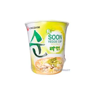 Nongshim Soon Veggie Cup Noodle, 67g