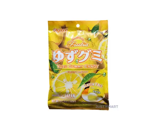 Click Here To Enlarge This Photo Of Kasugai Gummy Fruitia Yuzu, 102g