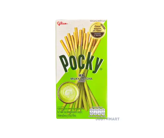 Click Here To Enlarge This Photo Of Glico Pocky Sticks Matcha Green Tea Flavour, 33g