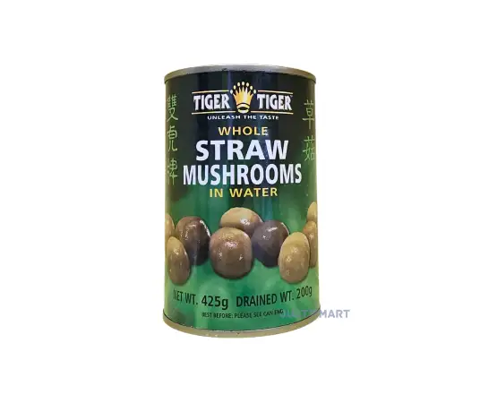 Click Here To Enlarge This Photo Of Tiger Tiger Whole Straw Mushroom, 425g