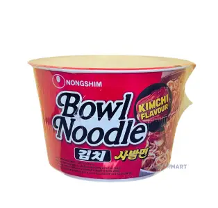 Nongshim Big Bowl Noodles (Kimchi Flavour), 100g
