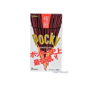 Glico Pocky Extra-Fine Chocolate Biscuit - Japan Version (2 Bags), 69.4g