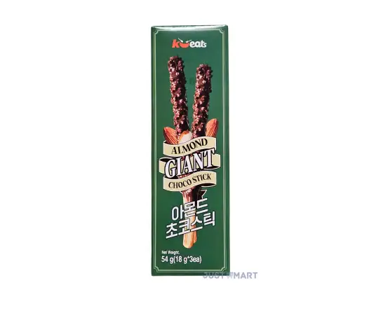 Click Here To Enlarge This Photo Of K-Eats Almond Giant Choco Stick (3 x 18g), 54g