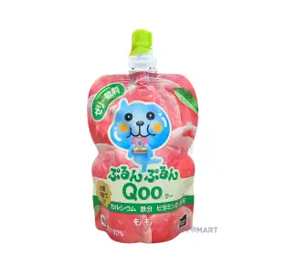 Coca Cola Qoo Peach Flavoured Jelly Drink, 125ml